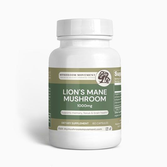 Lion's Mane Mushroom capsules